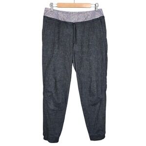 Patagonia Women's Black Charcoal Grey Island Farer Hemp Blend Jogger Pants Small